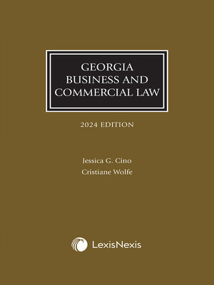 cover image of Georgia Business and Commercial Law